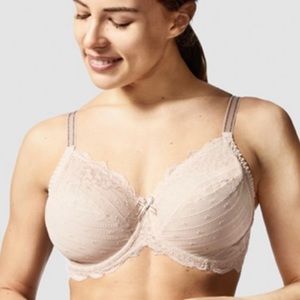 Chantelle Rive Gauche Full Coverage Unlined Bra in Nude Cappuccino